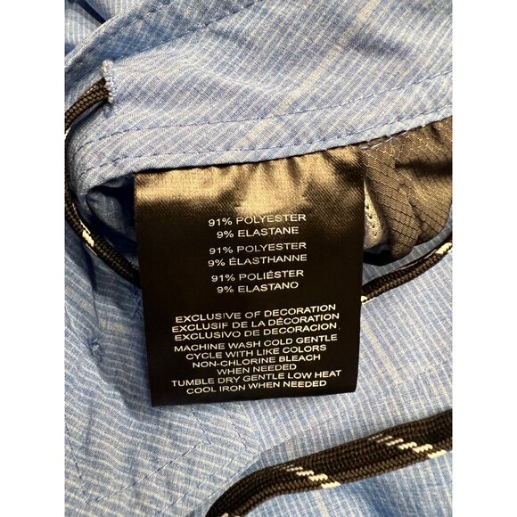 Hang Ten Blue Casual Men's Shorts Size 40" Waist 10.5" Inseam Summer Lightweight - Picture 6 of 11